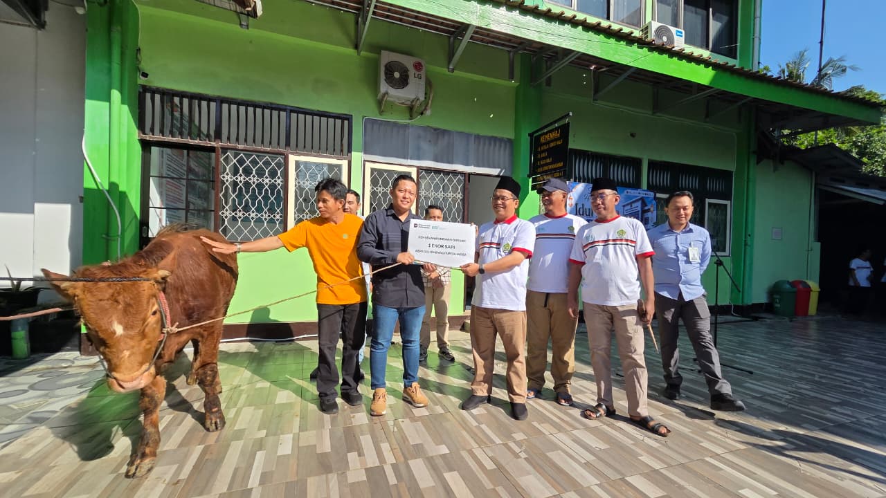 Sinergi Kemenag dan BSI Purbalingga sembelih hewan kurban untuk umat