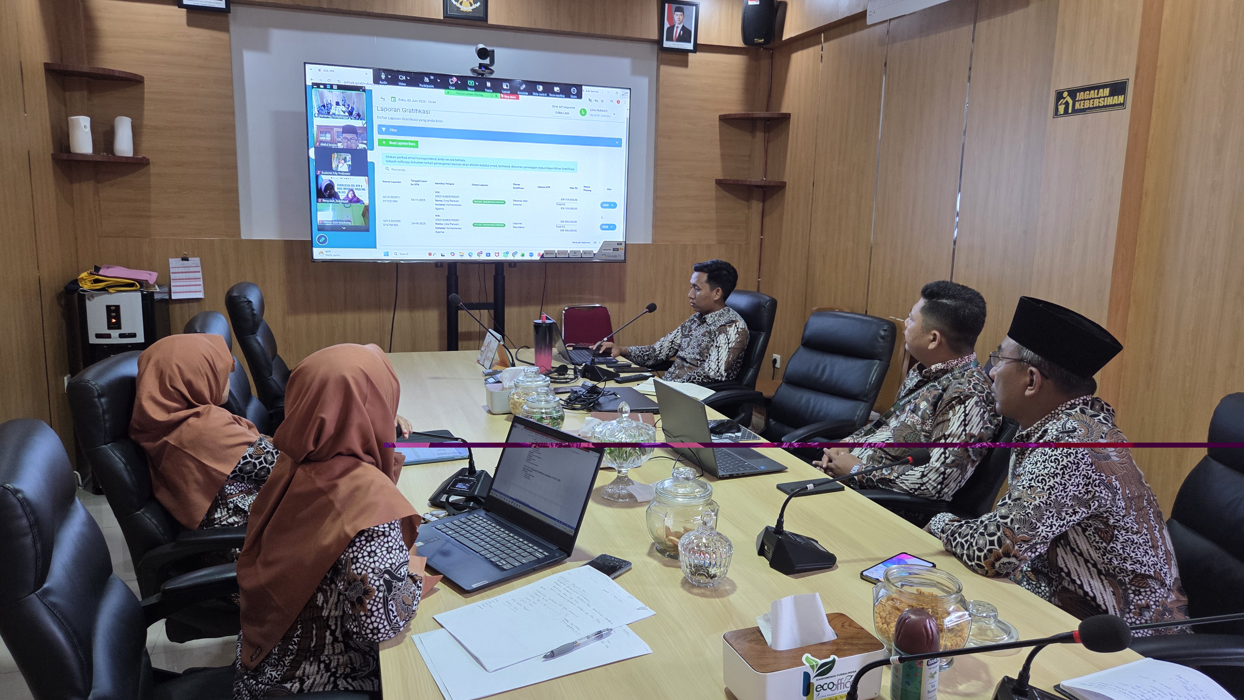 Sosialisasi Gol KPK kepada ASN Kankemenag Purbalingga