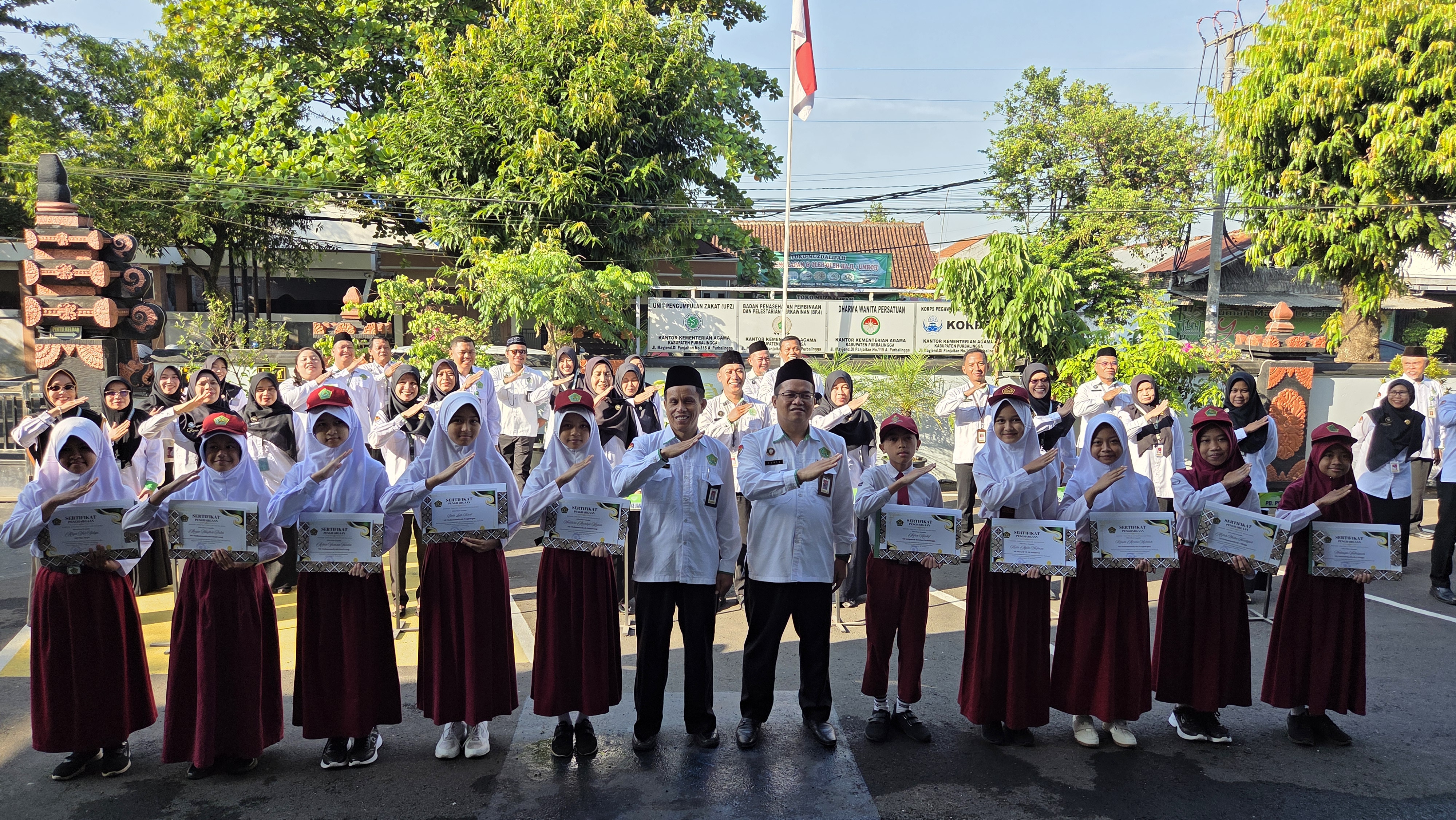 10 besar nilai ujian madrasah tingkat MI se-Kabupaten Purbalingga