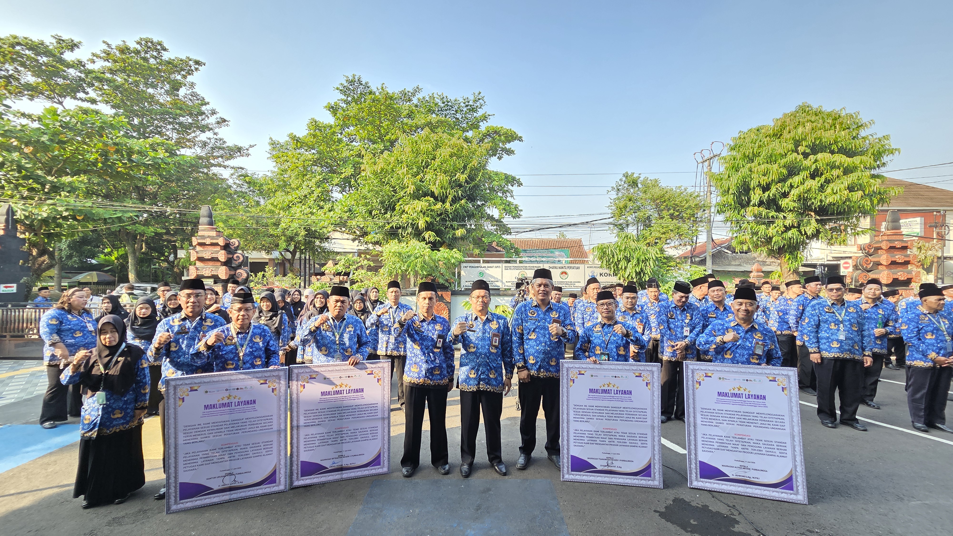 Standarisasi maklumat layanan Kankemenag, KUA, Madrasah Negeri se-Kabupaten Purbalingga