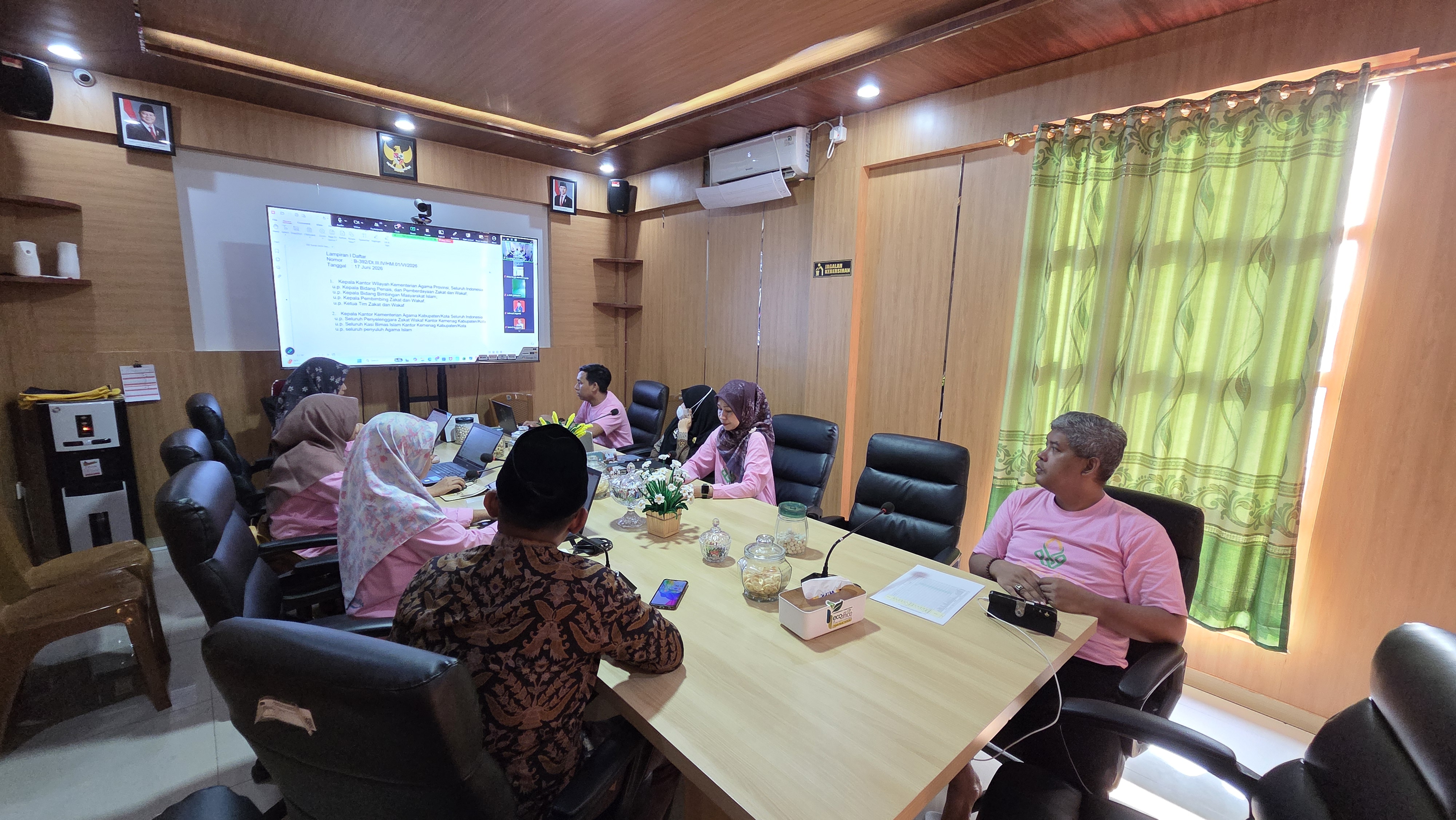 Kantor Kementerian Agama Kabupaten Purbalingga mengajak seluruh Kantor Urusan Agama (KUA) dan madrasah untuk berpartisipasi aktif menyemarakkan rangkaian kegiatan Peaceful Muharam 1448 H.