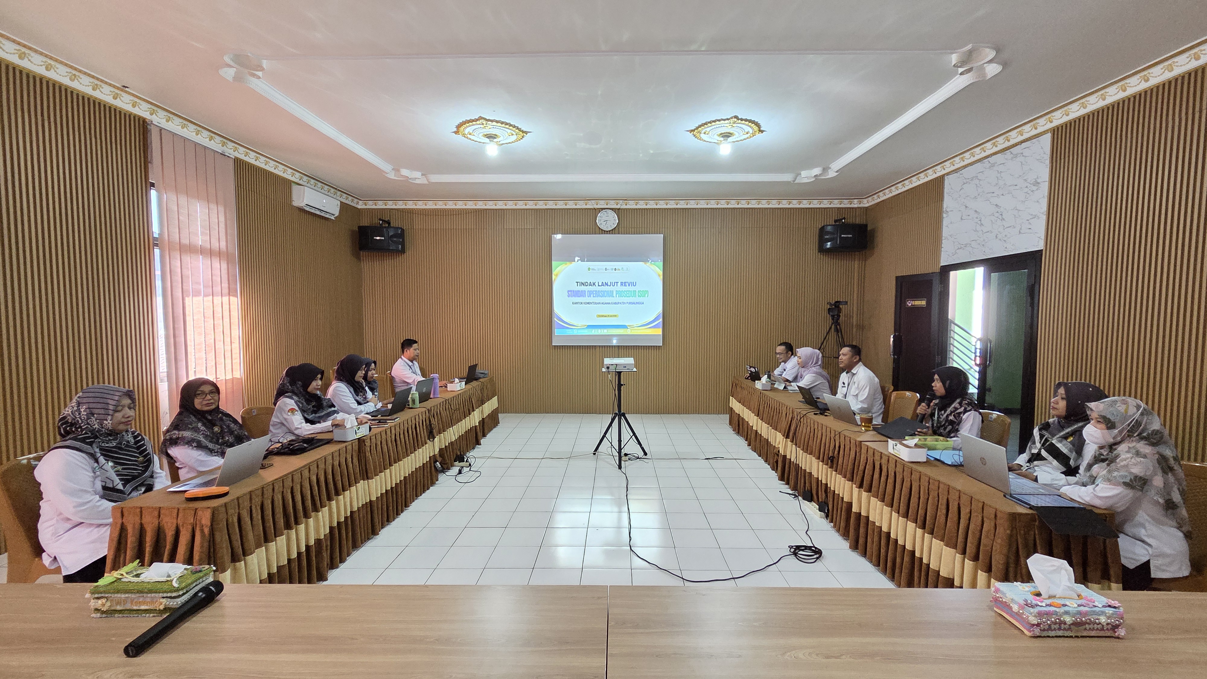 Tindak lanjut Review SOP Kankemenag Purbalingga