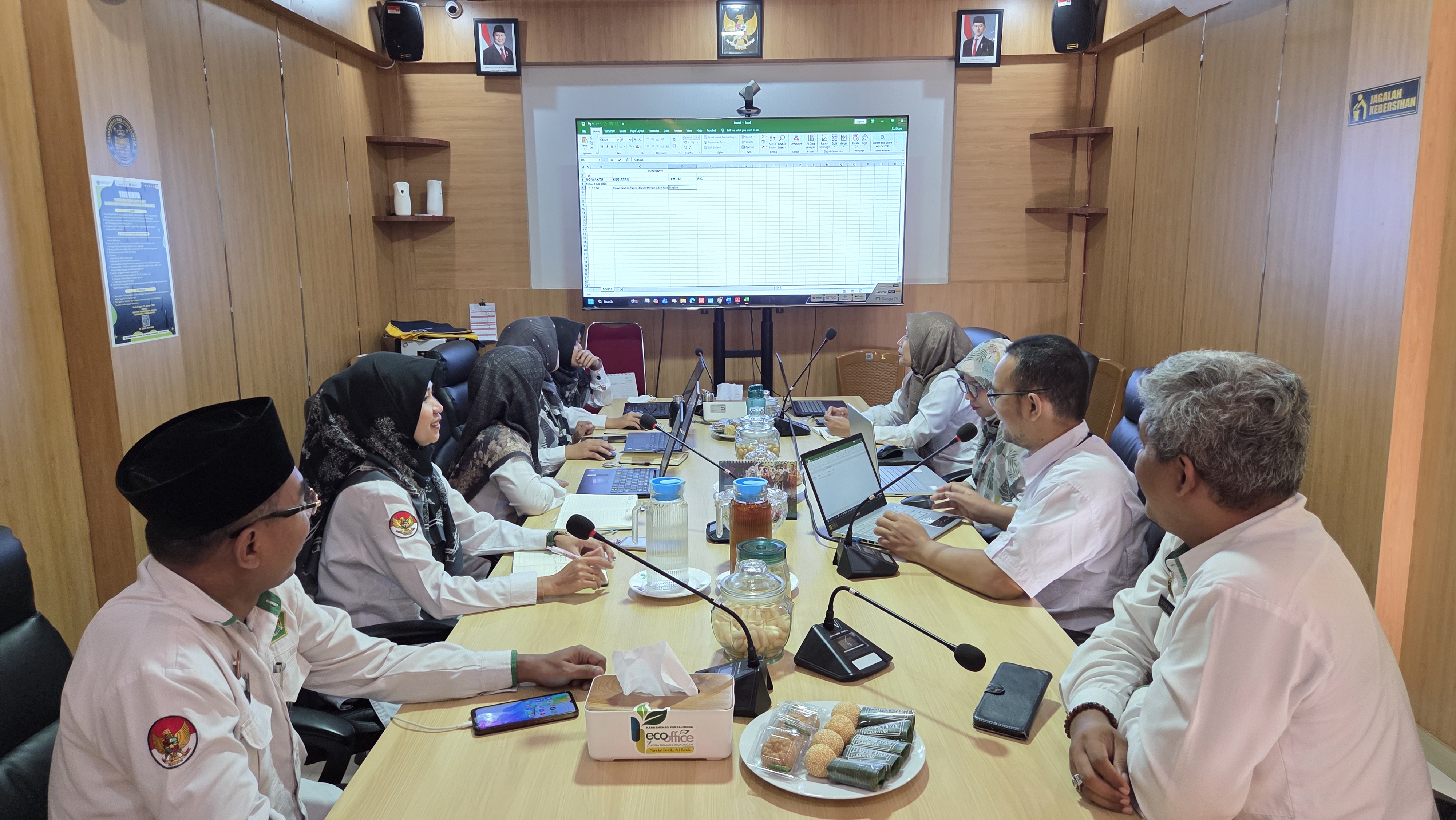 Rapat persiapan kegiatan bersama Deputi KemenPAN RB dan Ortala Kemenag RI