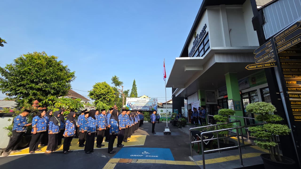 Upacara Hari Lahir Pancasila Kankemenag Purbalingga