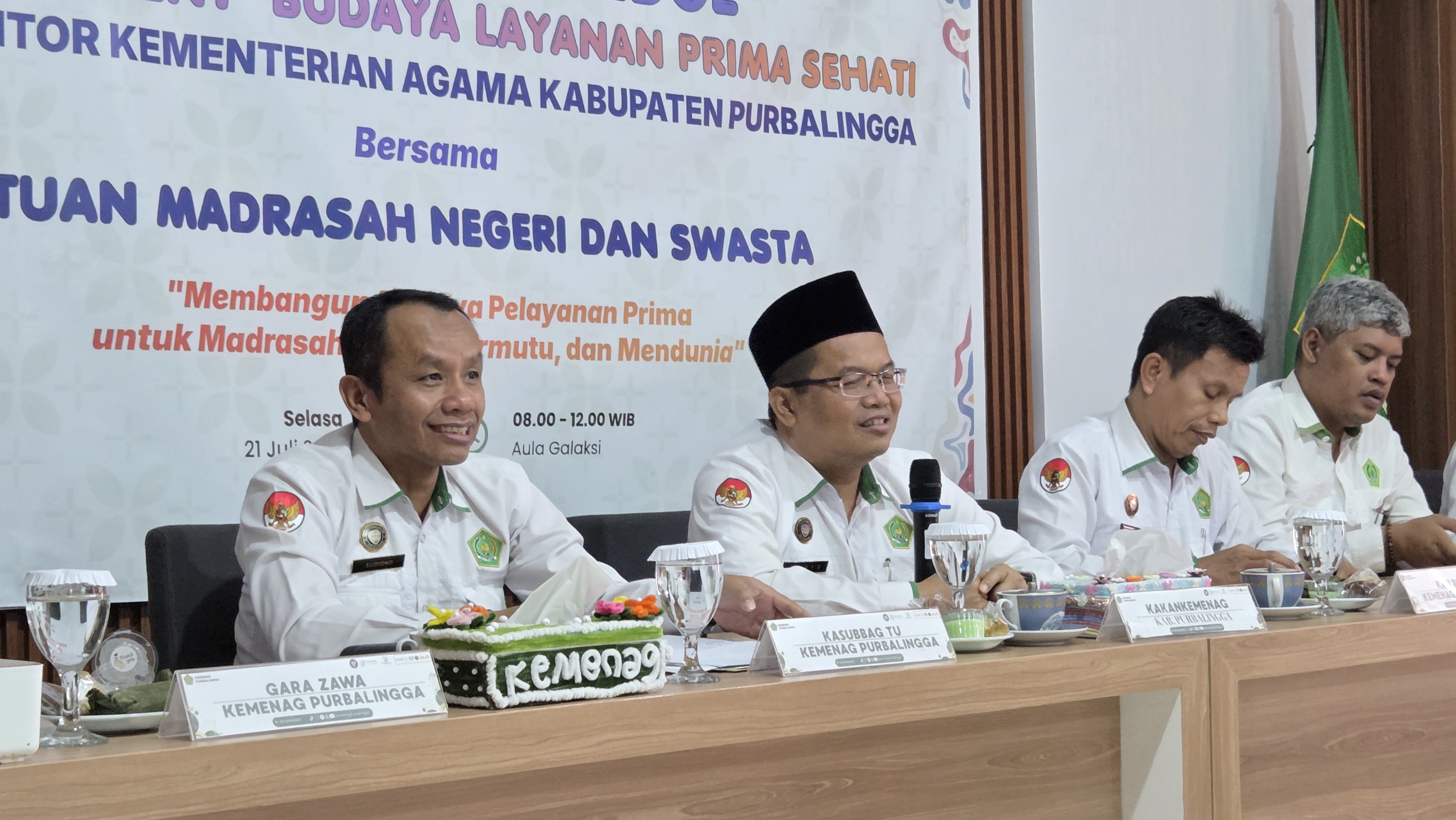 Madrasah Negeri dan Swasta Ikuti Sharing Knowledge Budaya Layanan Prima SEHATI, Kenalkan Tiga Indikator Layanan Prima di Madrasah