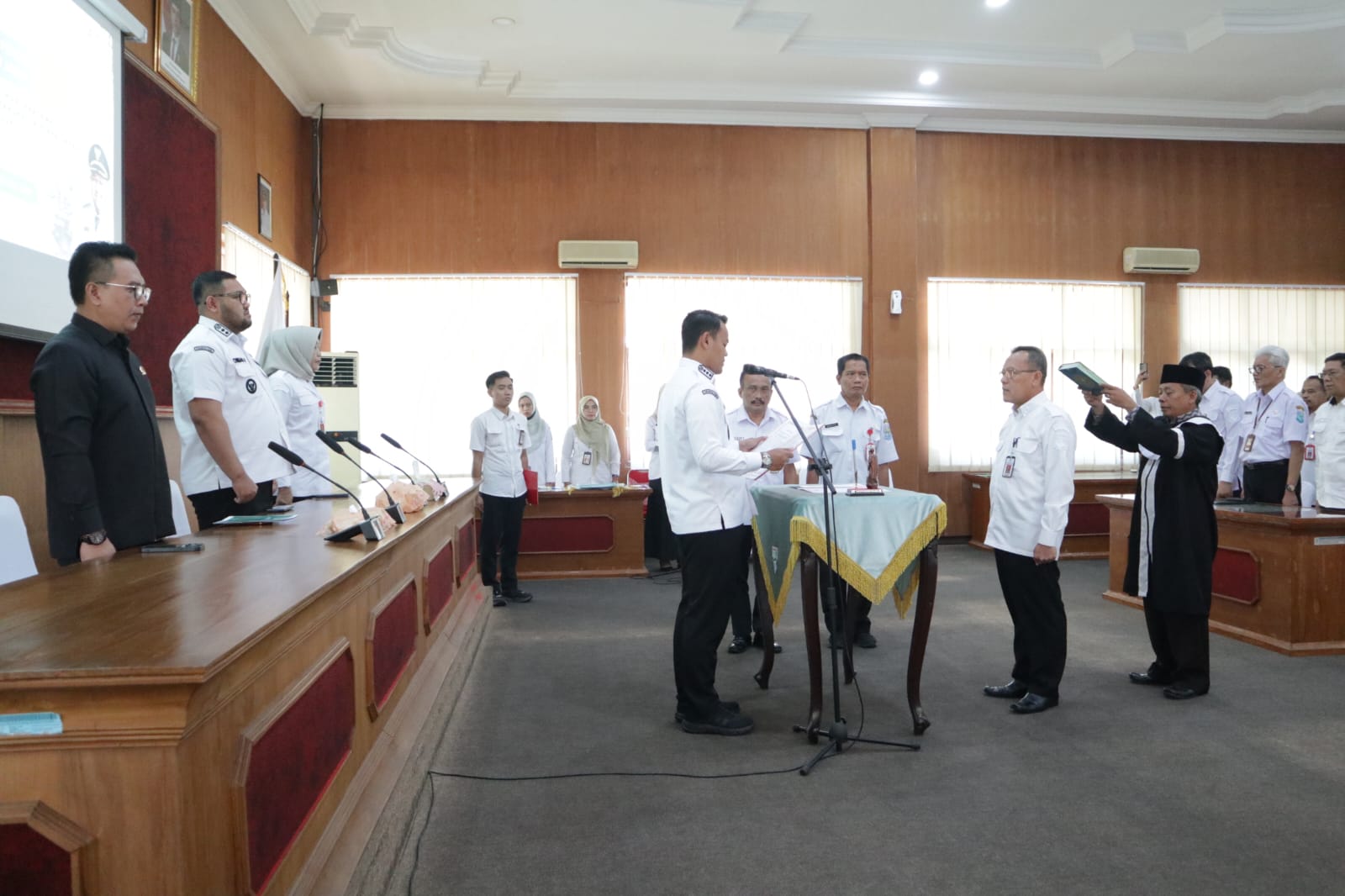 Di Balik Pengambilan Sumpah Jabatan, Ada Layanan Rohaniawan dari Kankemenag Purbalingga