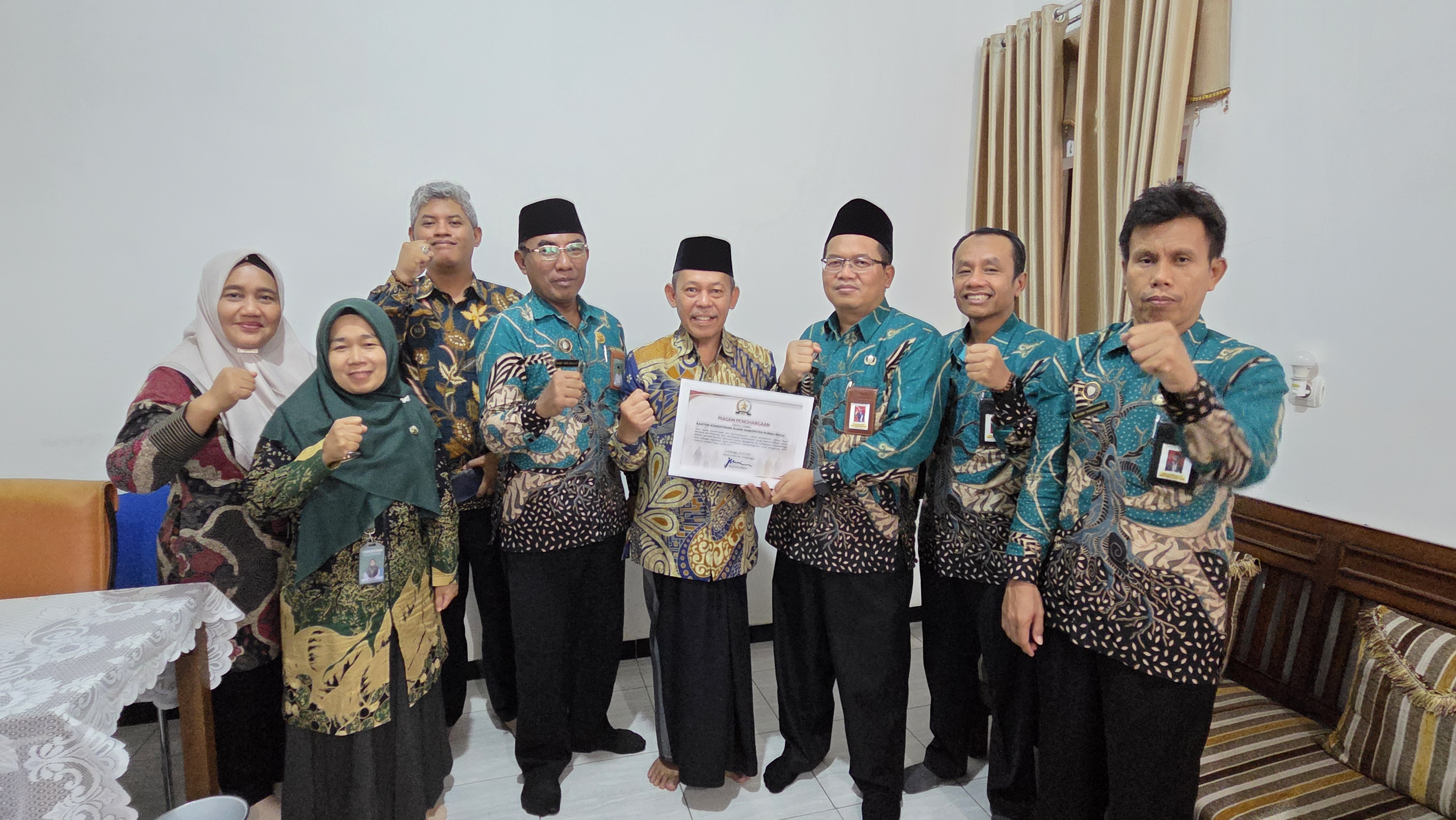 Inovasi berdampak dan berkelanjutan Urab Mendoan (Umat Rajin Bertani Mendukung dan Menopang Kehidupan) mendapat apresiasi dan dukungan dari Forum Kerukunan Umat Beragama (FKUB) Kabupaten Purbalingga.