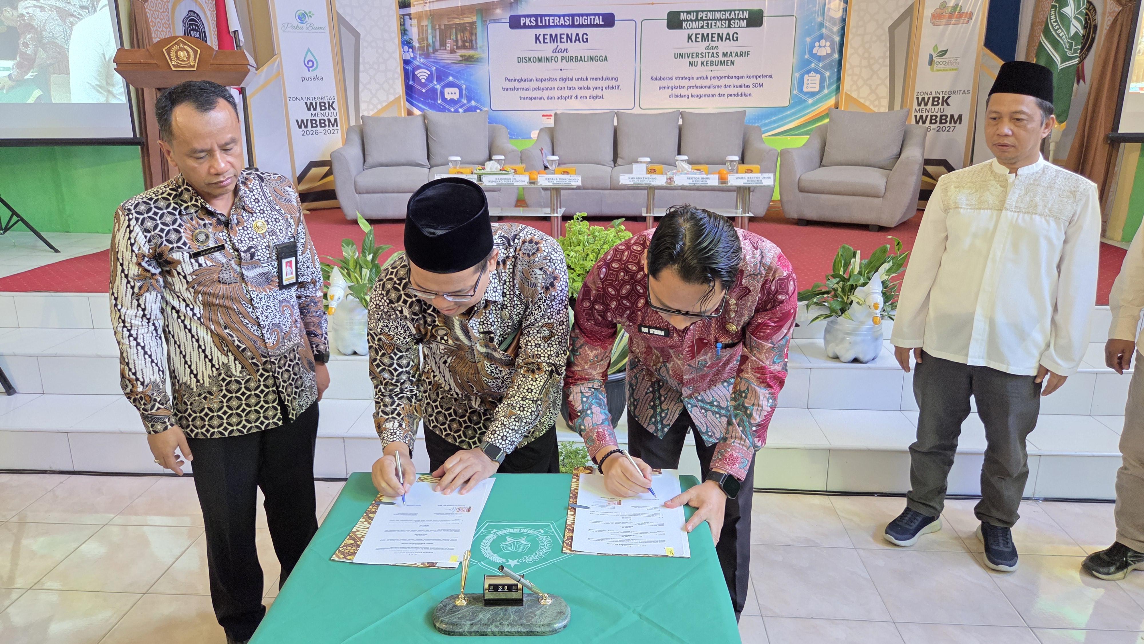 PKS Kemenag dengan Dinkominfo tentang literasi digital