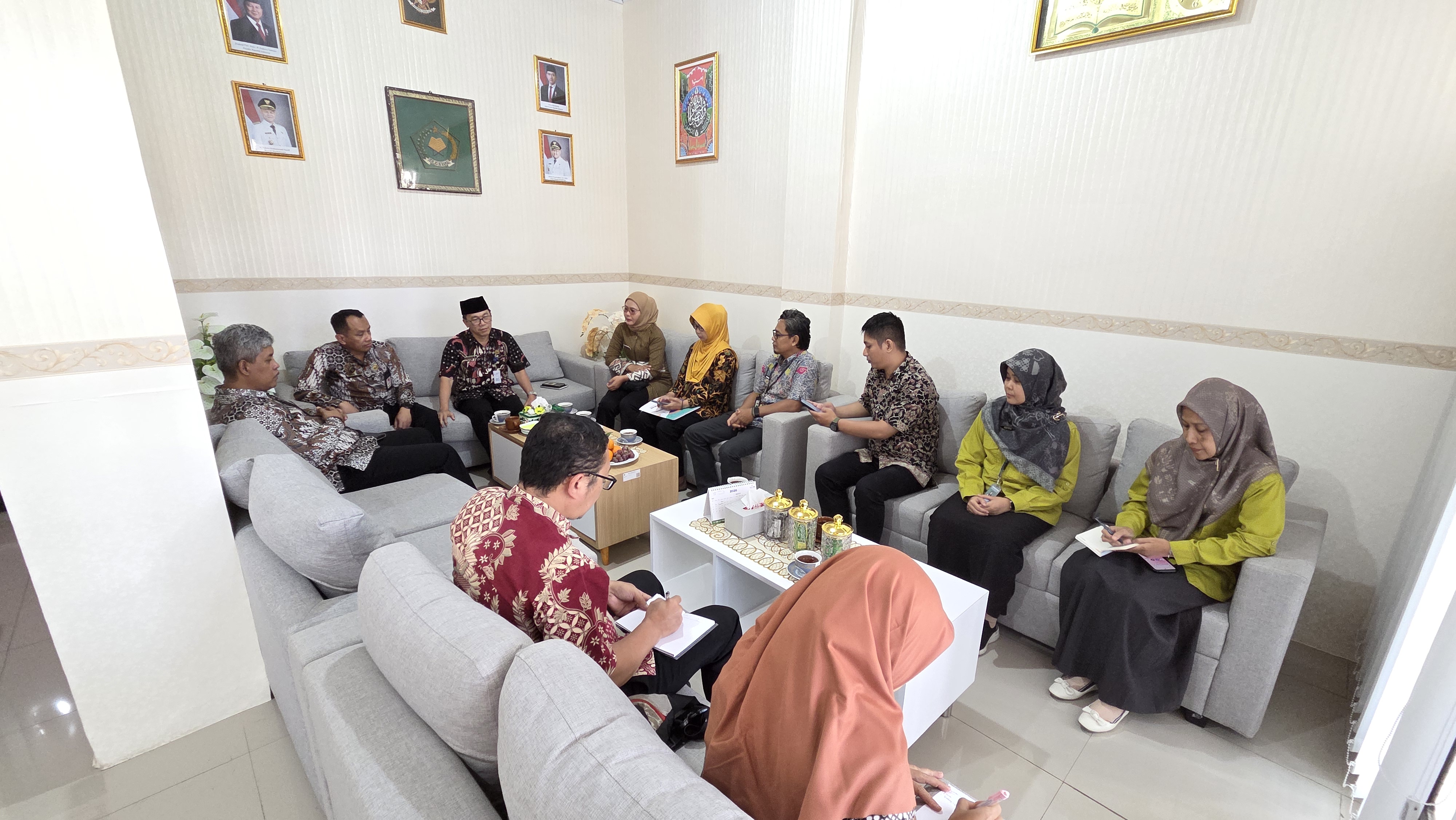 Kabag Kesra silaturahmi ke Kankemenag Purbalingga