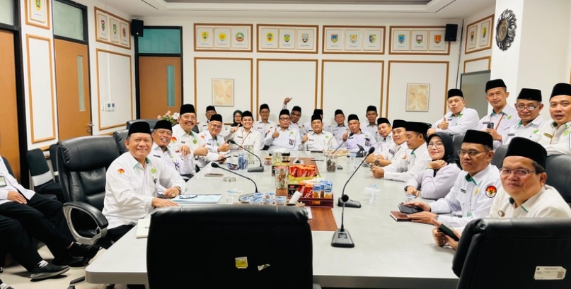 Kepala Kantor Kementerian Agama Kabupaten Purbalingga, Zahid Khasani, menghadiri Rapat Pimpinan Triwulan II Tahun 2026 Kantor Wilayah Kementerian Agama Provinsi Jawa Tengah di Auditorium Majeng, Senin (13/7/2026).