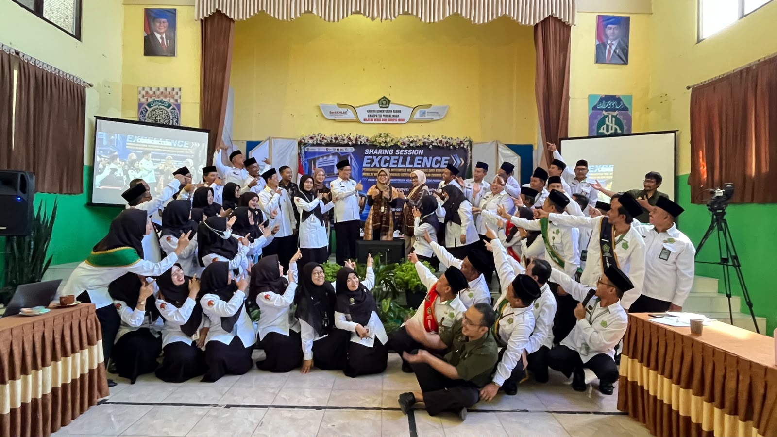 Tim Organisasi dan Tata Laksana (Ortala) Inspektorat Jenderal Kementerian Agama RI memberikan pendampingan strategis terhadap Program Kerja Pembangunan Zona Integritas (PZI) Kankemenag Kabupaten Purbalingga Tahun 2026–2027 dalam Sharing Session Excellence PZI WBK Menuju WBBM Tahun 2027, Kamis (2/7/2026), di Aula Uswatun Hasanah.