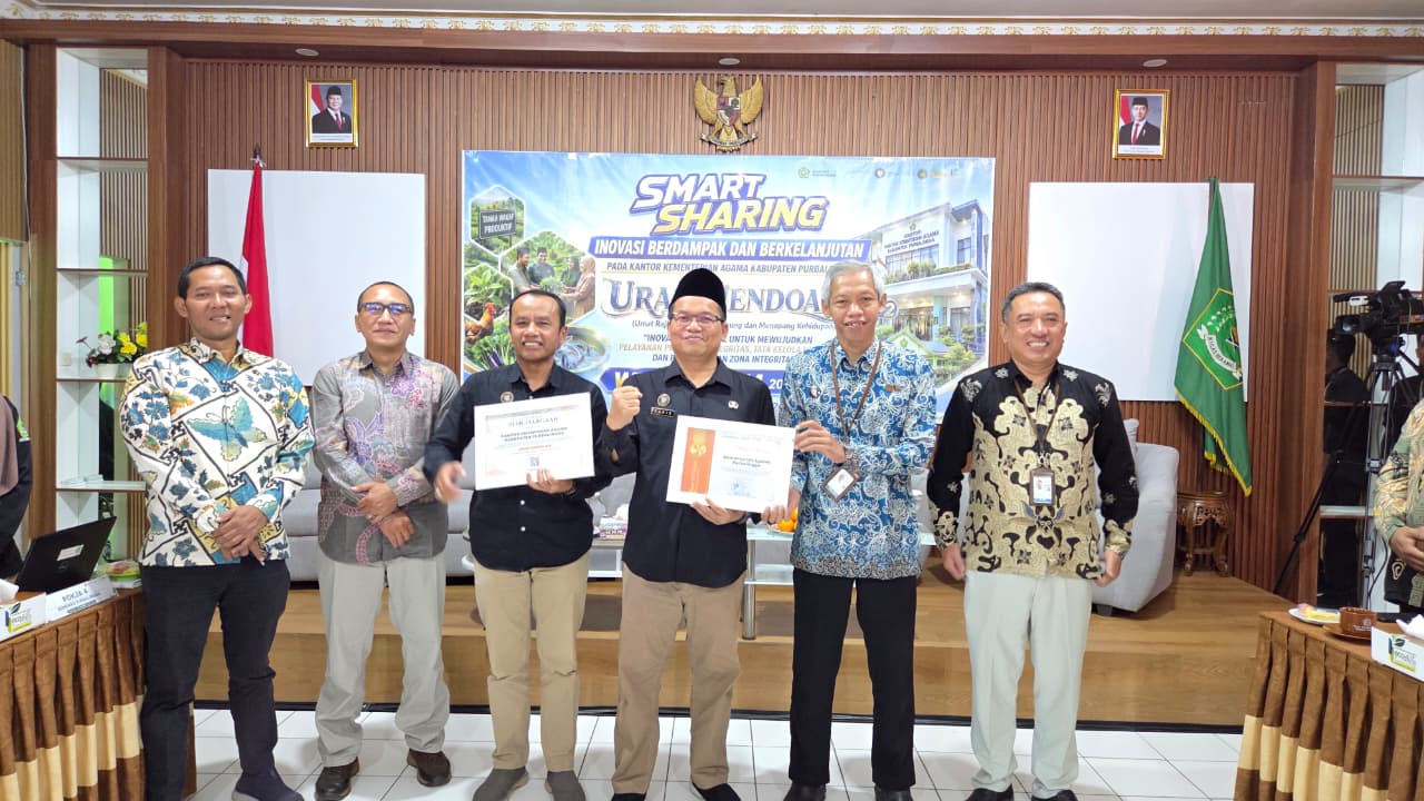 BPS Apresiasi 2 Penghargaan Kepada Kemenag Purbalingga