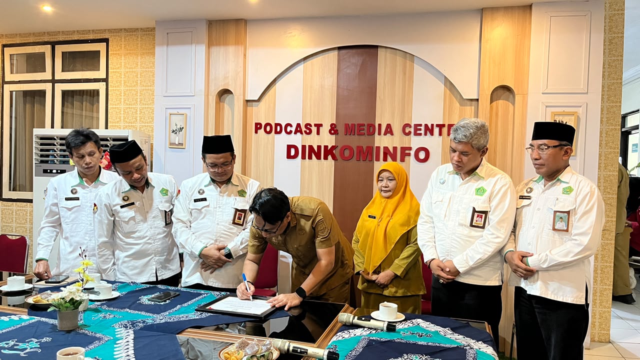 Kantor Kementerian Agama Kabupaten Purbalingga bersama Dinas Komunikasi dan Informatika Kabupaten Purbalingga mulai menyiapkan Perjanjian Kerja Sama (PKS) tentang penguatan literasi digital bagi Penyuluh Agama.