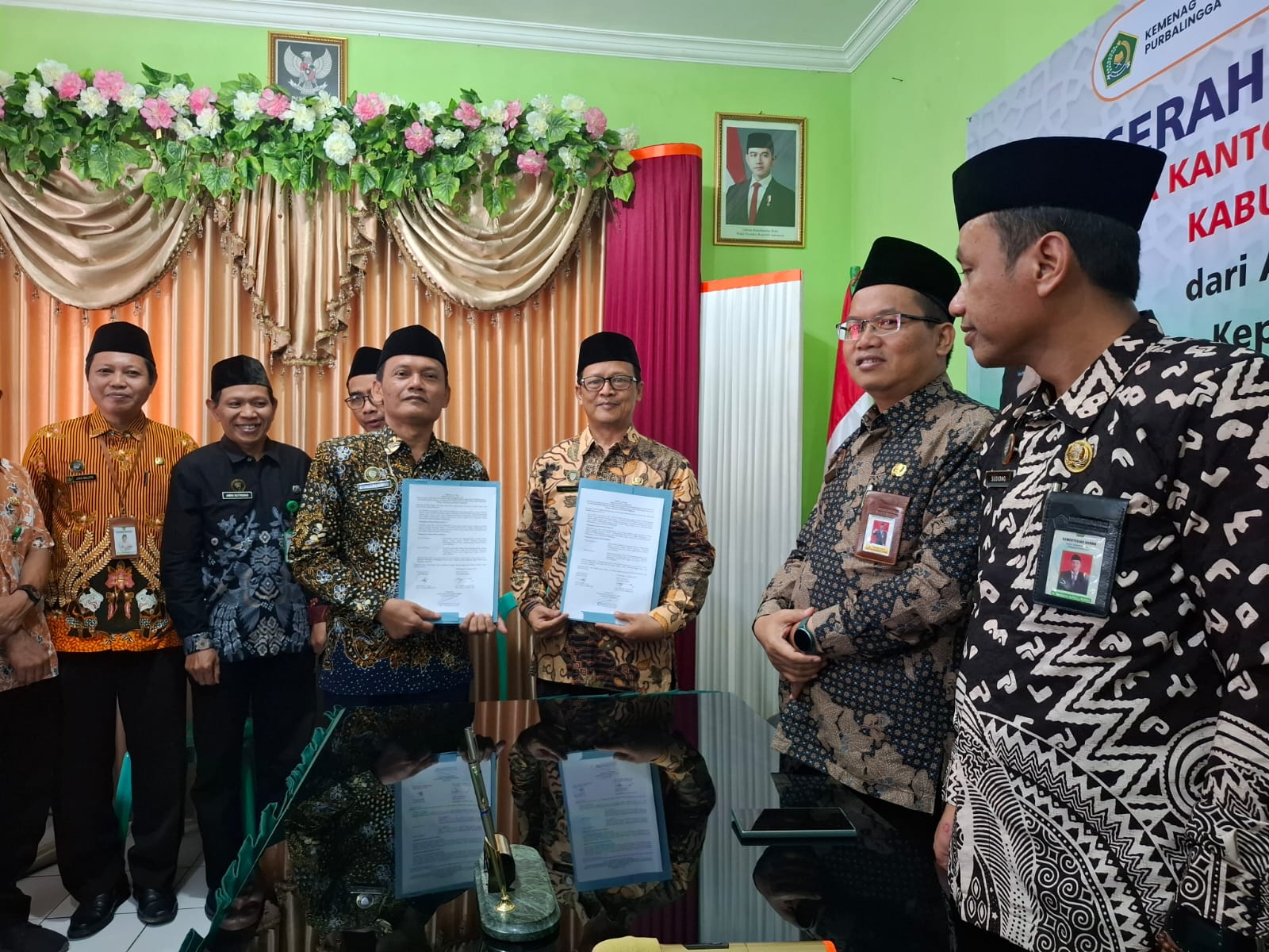 Serah terima jabatan Kepala KUA Bobotsari