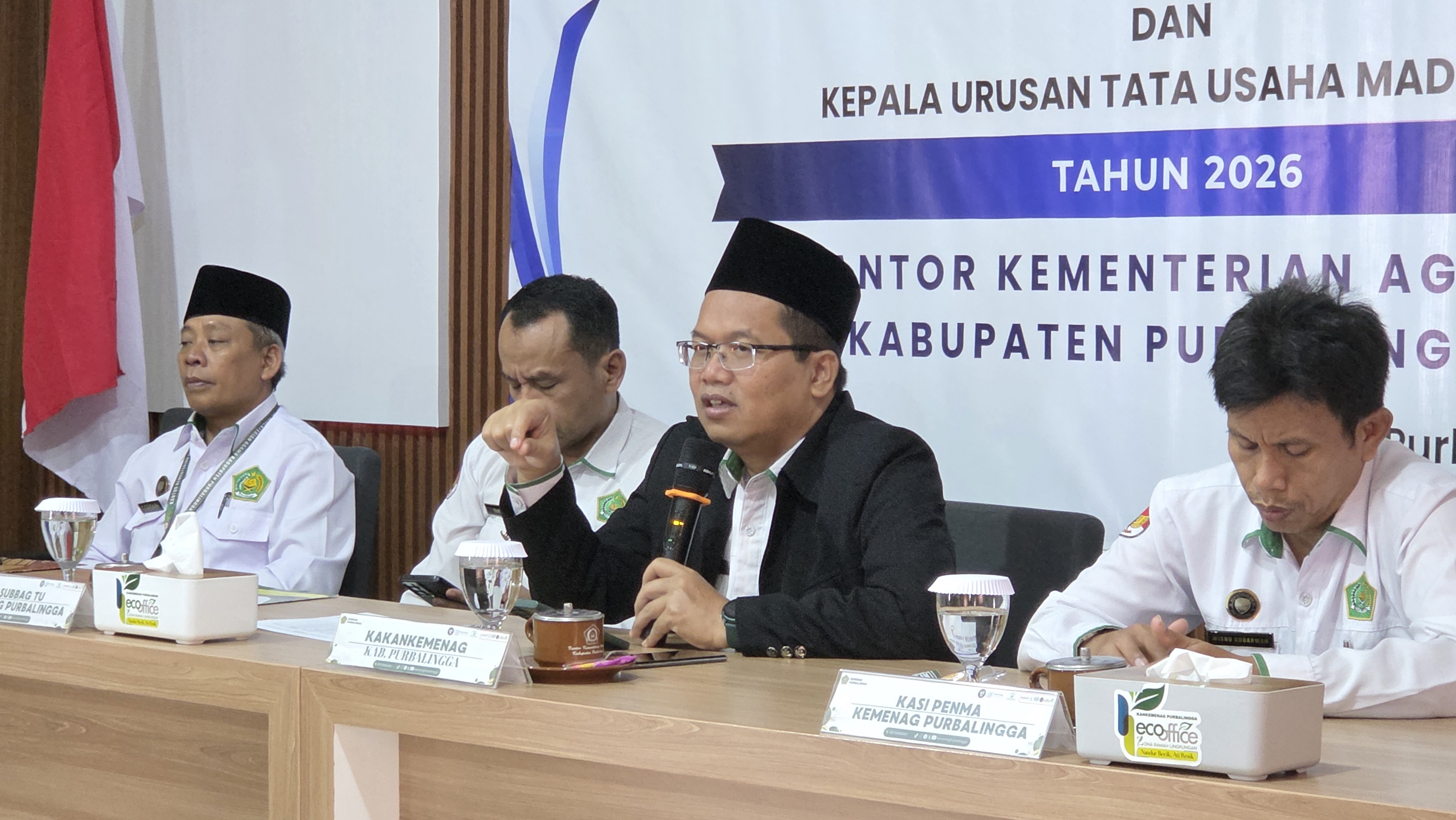 Kantor Kementerian Agama Kabupaten Purbalingga menggelar Seleksi Uji Kompetensi Calon Kepala Madrasah Negeri dan Kepala Urusan Tata Usaha (Kaur TU) Madrasah Negeri Tahun 2026 di Aula Galaksi, Selasa (4/8/2026).