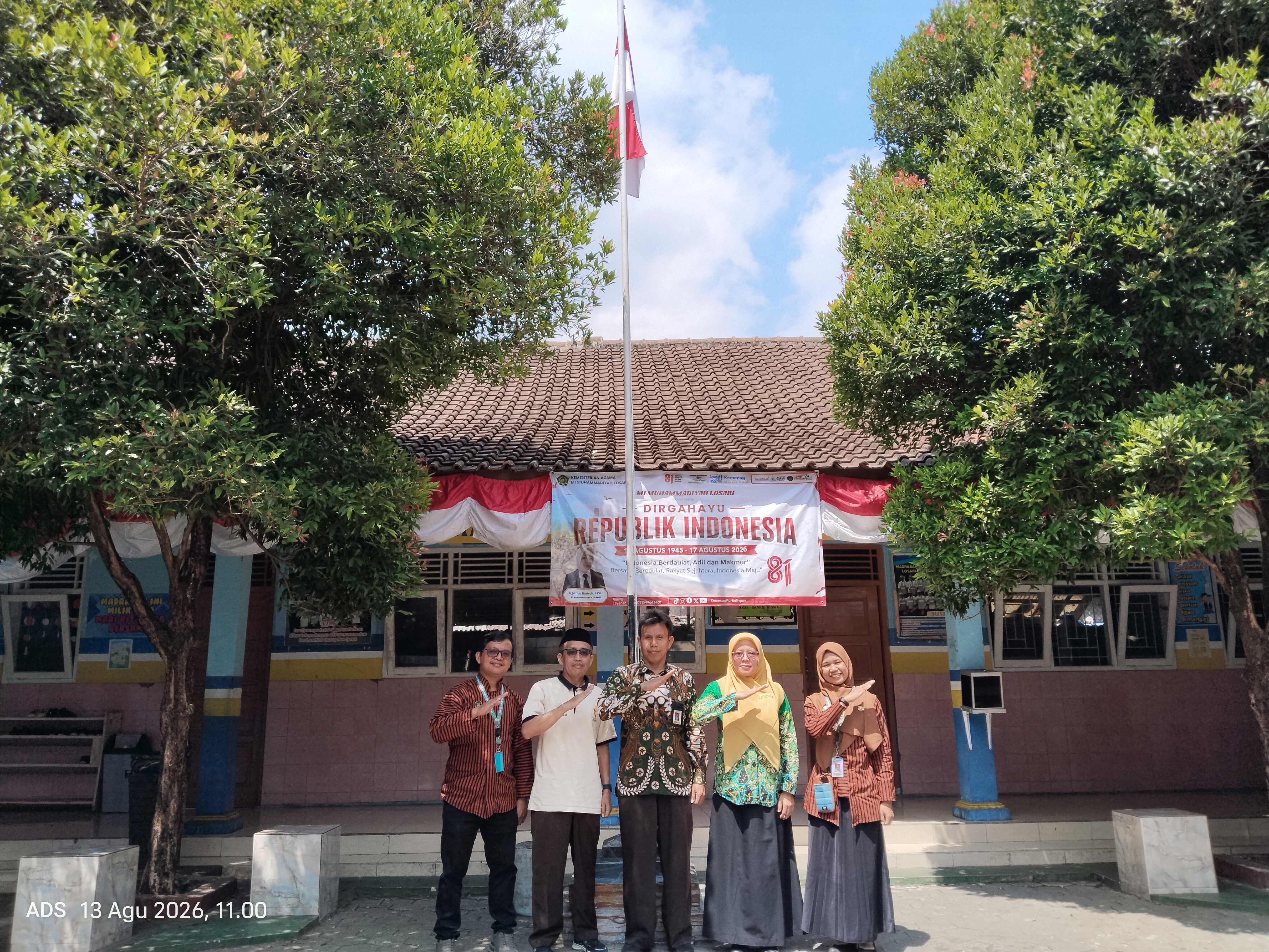 Seksi Pendidikan Madrasah Kantor Kementerian Agama Kabupaten Purbalingga melaksanakan kegiatan monitoring pencetakan ijazah di BA Losari dan MI Muhammadiyah Losari, Kamis (13/8/2026).