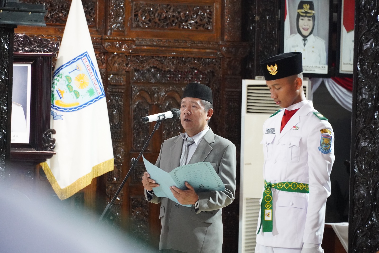 Kantor Kementerian Agama Kabupaten Purbalingga turut mengambil peran dalam rangkaian peringatan Hari Ulang Tahun ke-81 Kemerdekaan Republik Indonesia tingkat Kabupaten Purbalingga.