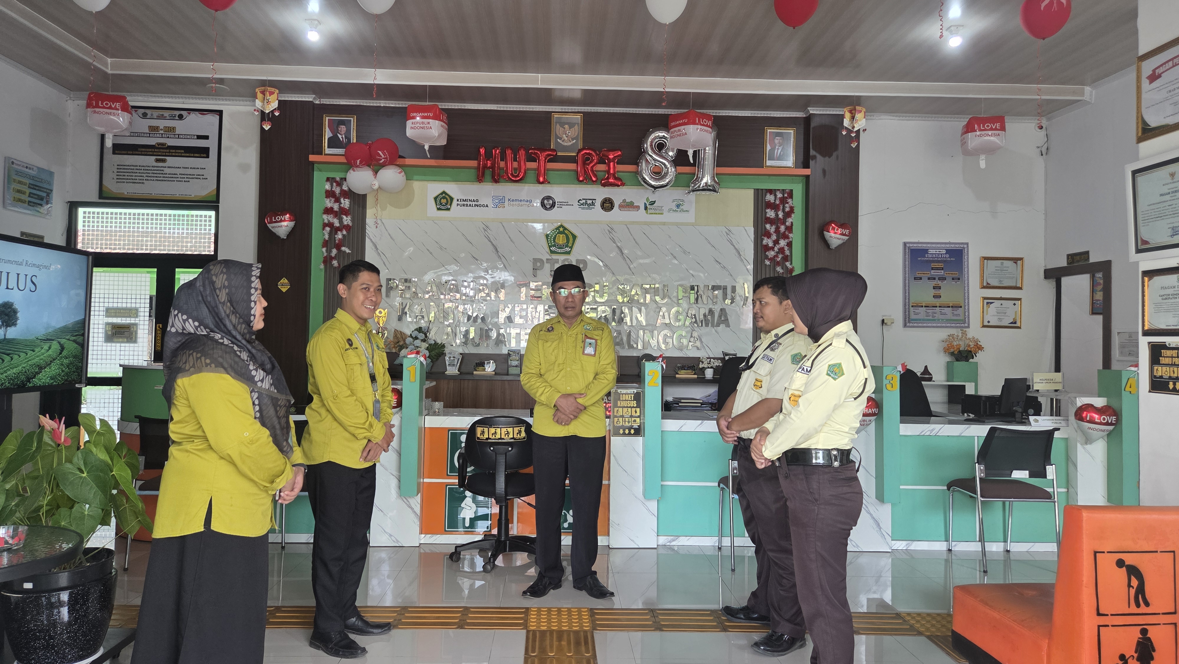 Briefing PTSP Kemenag Purbalingga