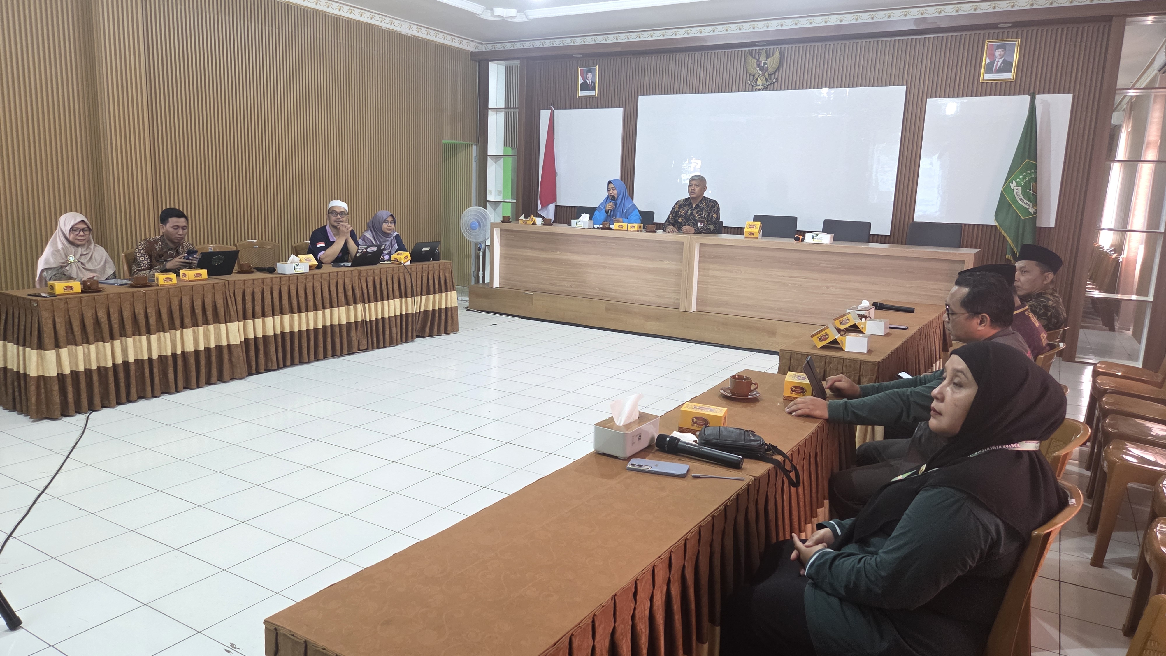 Tim Pelaksana Inovasi Berdampak dan Berkelanjutan Urab Mendoan Versi 2 (dua) Kantor Kementerian Agama Kabupaten Purbalingga menggelar rapat pemetaan sasaran, potensi, dan strategi pengembangan inovasi di Aula Galaksi, Jumat (21/8/2026).