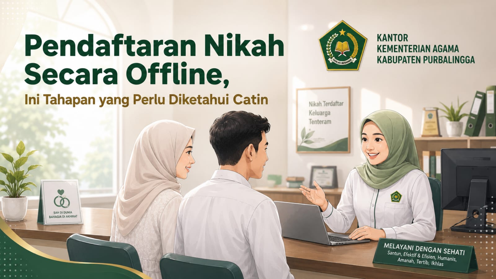 Tahapan pendaftaran nikah offline