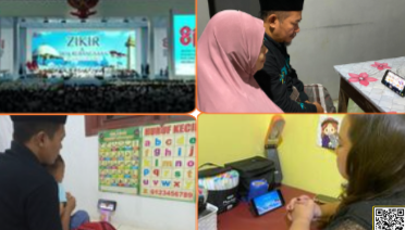 Pegawai Kantor Kementerian Agama Kabupaten Purbalingga yang tidak mengikuti secara langsung kegiatan Zikir dan Doa Kebangsaan di Monumen Nasional (Monas), Jakarta, mengikuti rangkaian acara melalui live streaming Kementerian Agama RI pada Sabtu (1/8/2026) malam.