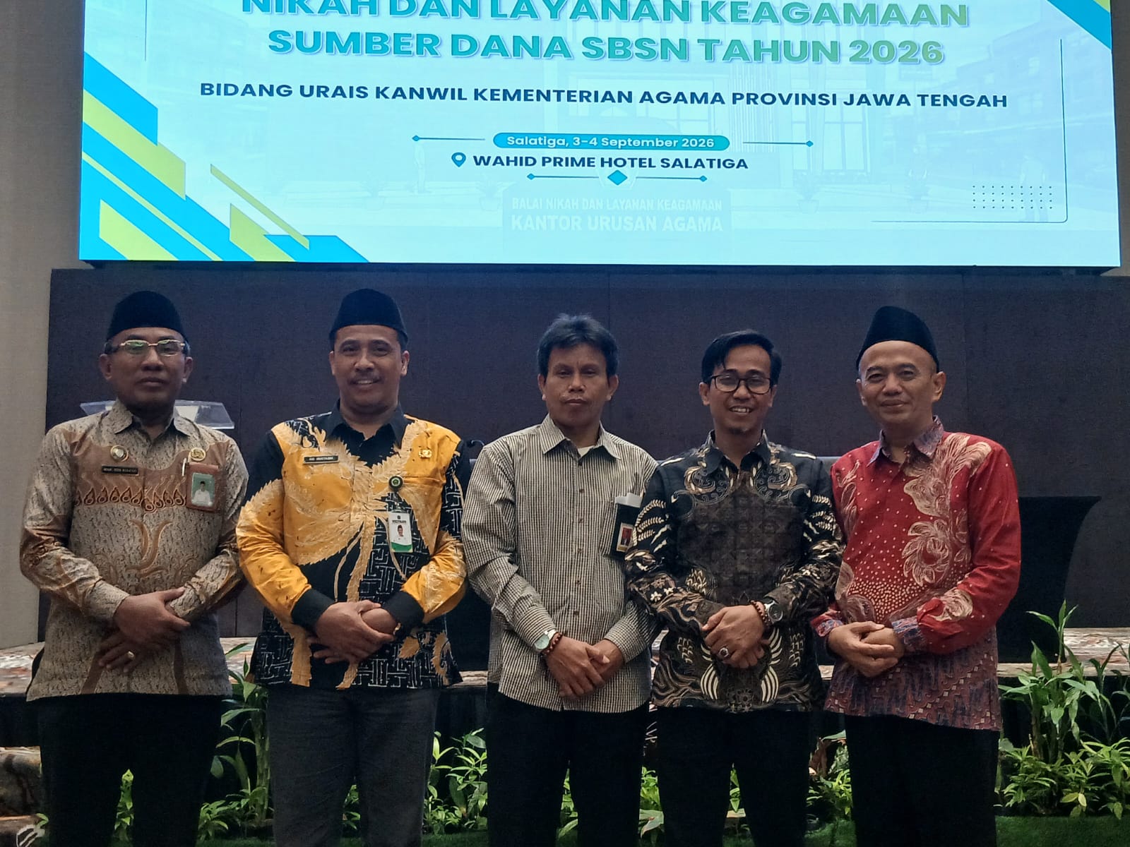 Kantor Kementerian Agama Kabupaten Purbalingga mengikuti Rapat Evaluasi Pelaksanaan Pembangunan Gedung Balai Nikah dan Layanan Keagamaan Sumber Dana Surat Berharga Syariah Negara (SBSN) Tahun 2026