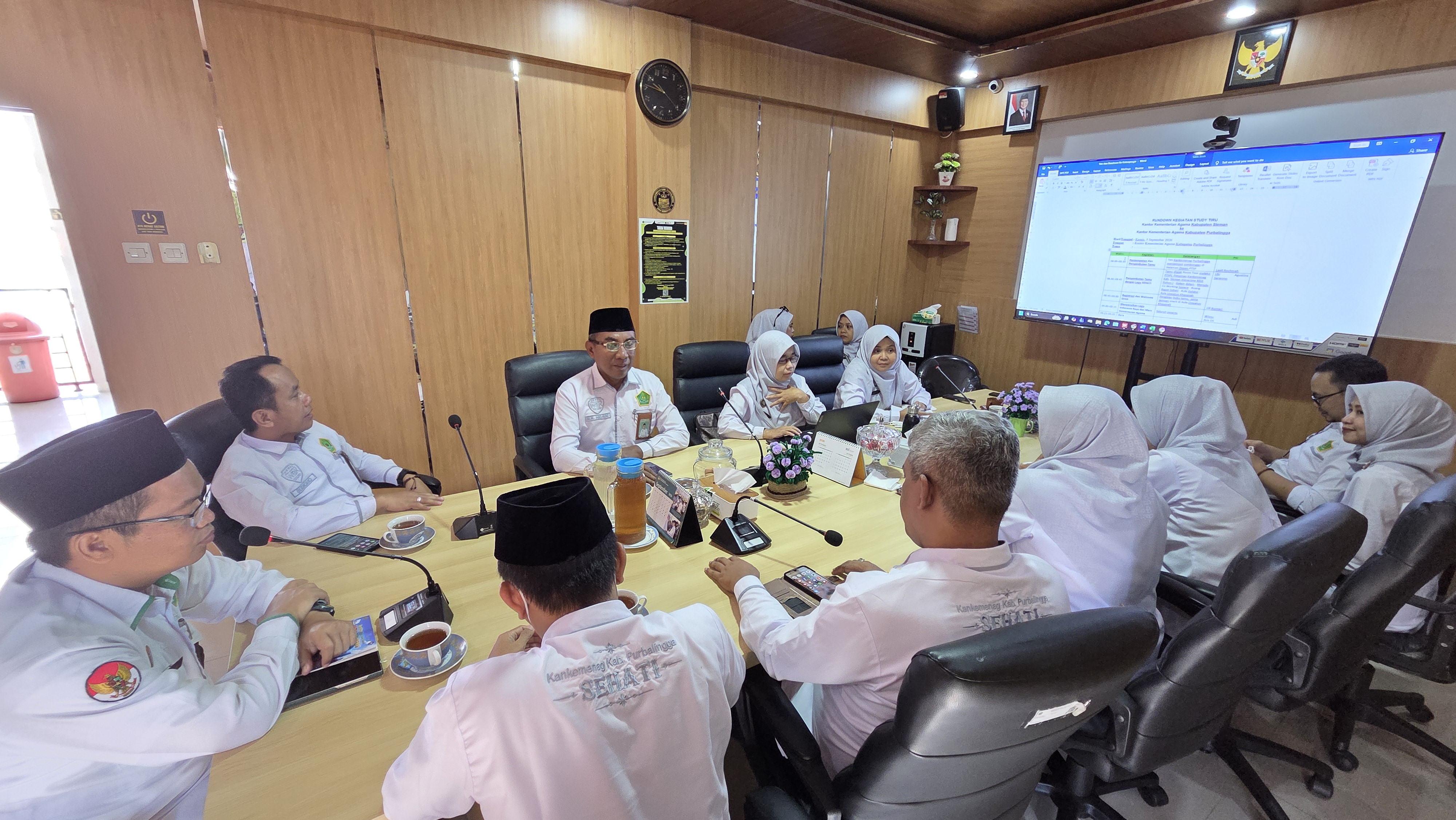 Study tiru Kankemenag Sleman ke Kankemenag Purbalingga