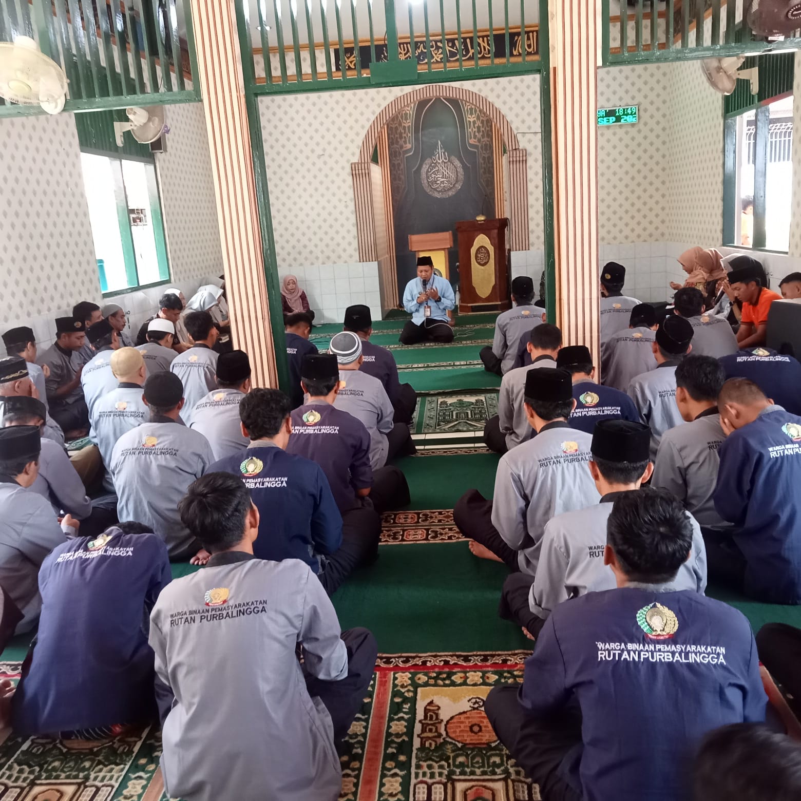 Harapan untuk menjadi pribadi yang lebih baik terus ditumbuhkan melalui pembinaan keagamaan di Rumah Tahanan (Rutan) Kelas IIB Purbalingga.