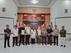 Rapat Pleno Terbuka Rekapitulasi Pemutakhiran Data Pemilih Berkelanjutan (PDPB) Triwulan II Tahun 2026 yang diselenggarakan KPU Kabupaten Purbalingga, Rabu (30/9/2026).