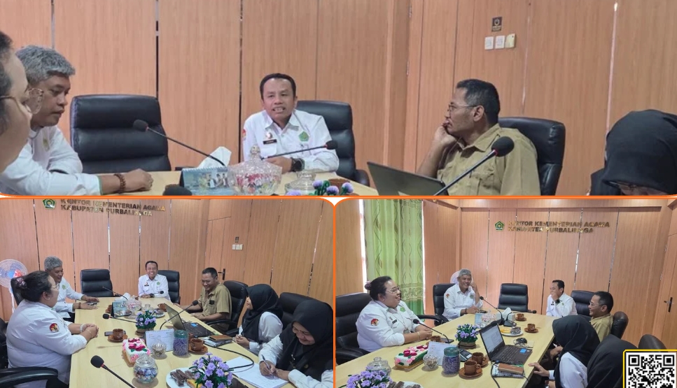 Kankemenag Purbalingga dan BKSAG Bersinergi Dukung Sukseskan Program Urab Mendoan