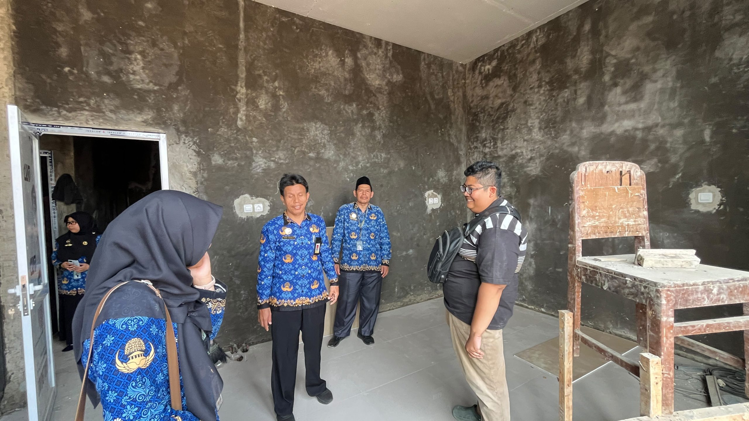 Kantor Kementerian Agama Kabupaten Purbalingga menggelar rapat evaluasi progres pembangunan gedung Balai Nikah dan Layanan Keagamaan Kantor Urusan Agama (KUA) Bojongsari