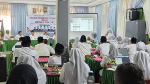Kantor Kementerian Agama Kabupaten Purbalingga melaksanakan Evaluasi Pelaksanaan Anggaran dan Kinerja Triwulan III Tahun 2026 di MIN 3 Purbalingga, Selasa (6/10/2026).