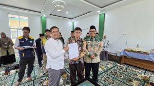 Kantor Kementerian Agama Kabupaten Purbalingga melaksanakan Serah Terima Pekerjaan (PHO) Pembangunan Gedung Balai Nikah dan Layanan Keagamaan KUA Bojongsari yang dibiayai melalui Surat Berharga Syariah Negara (SBSN) Tahun 2026, Rabu (7/10/2026).