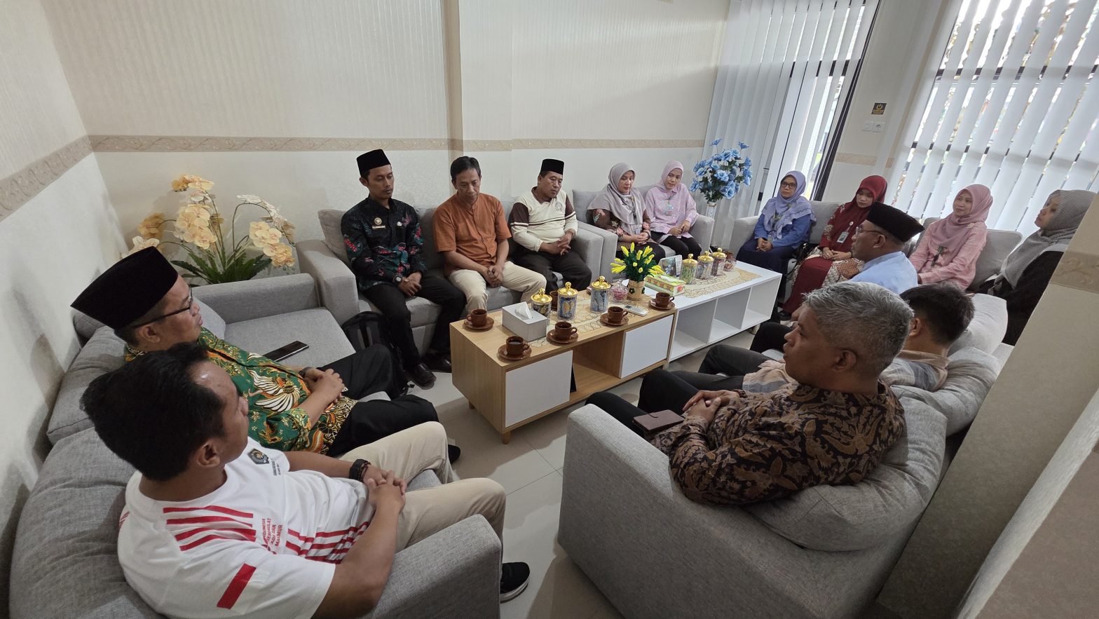 memohon doa restu menjelang pelaksanaan Uji Kompetensi (UKOM) calon Kepala Kantor Urusan Agama (KUA), Kepala Madrasah Negeri, dan Kepala Urusan Tata Usaha (TU) Madrasah Negeri.
