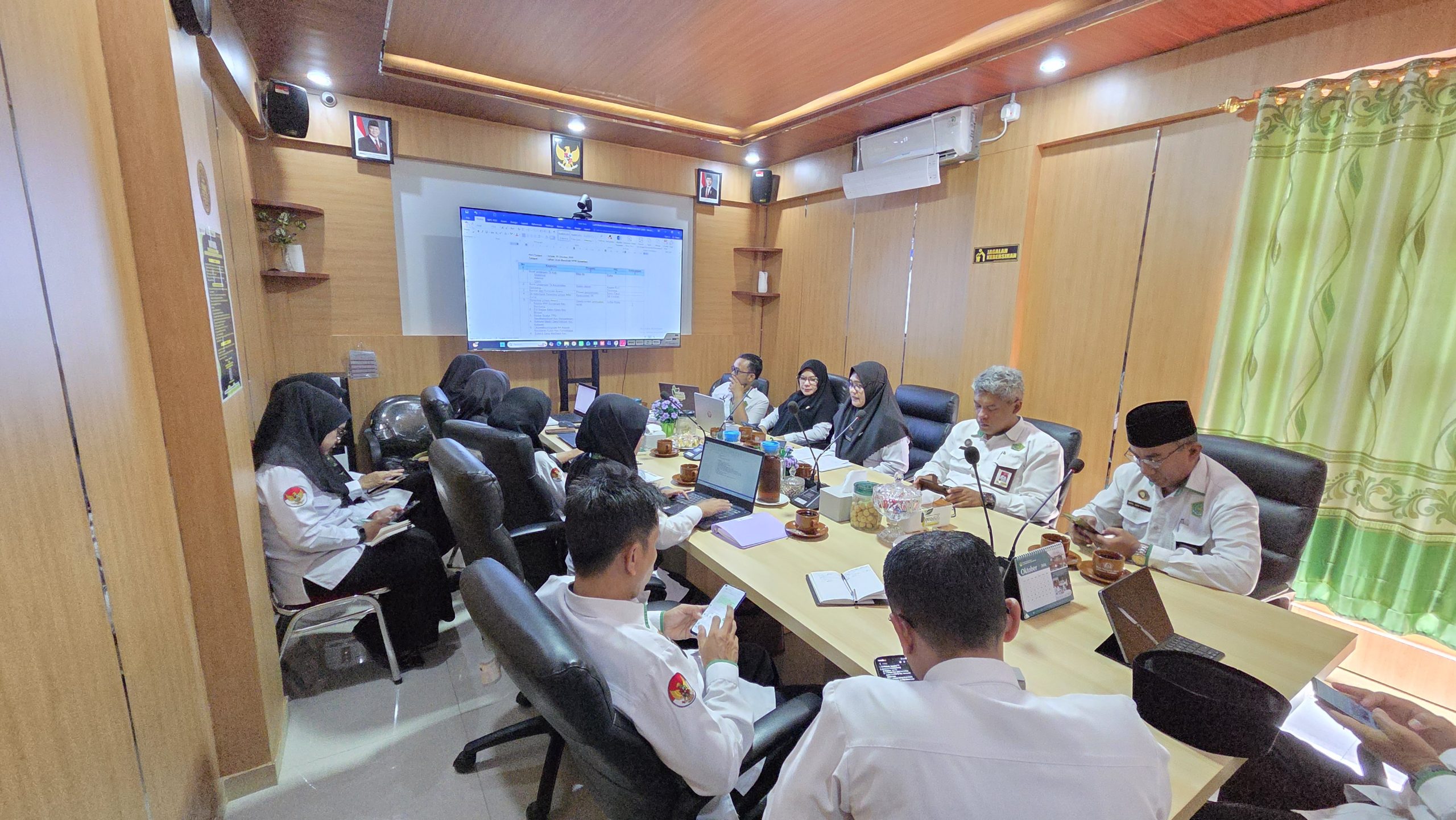 Kantor Kementerian Agama Kabupaten Purbalingga mematangkan persiapan rangkaian peringatan Hari Santri Nasional (HSN) 2026,