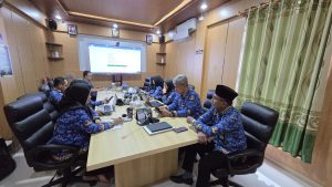 rapat persiapan lepas sambut Kepala Kantor Kementerian Agama Kabupaten Purbalingga di Ruang Rapat Sehati, Rabu (28/10/2026).